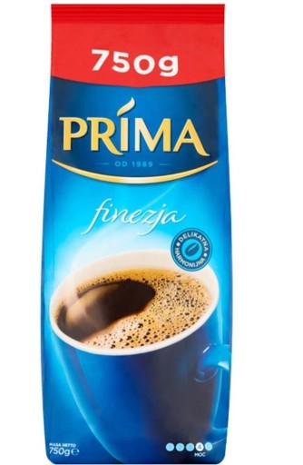 Zdjęcie oferty: Kawa prima finezja niebieska 750 DUŻA kawa mielona