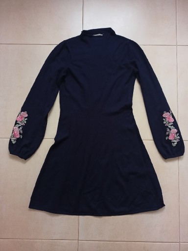 Zdjęcie oferty: Granatowa sweterkowa Sukienka orsay r.36