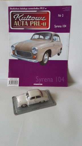 Zdjęcie oferty: SYRENA 104 Kultowe Auta DeAgostini 1:43