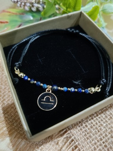 Zdjęcie oferty: Bransoletka zodiakalna waga lapis lazuli prezent