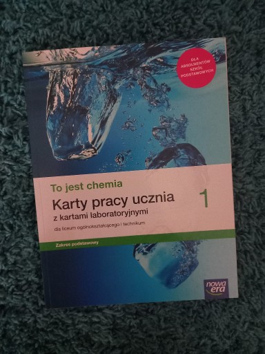 Zdjęcie oferty: Karty pracy To jest chemia 1 podstawa