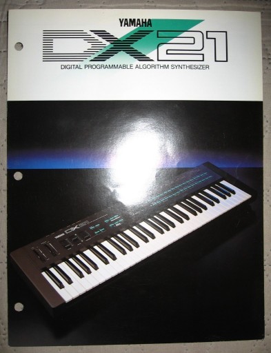 Zdjęcie oferty: Yamaha DX21 syntezator - broszura