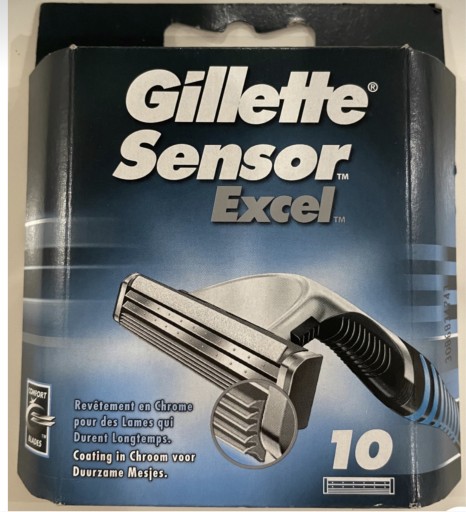 Zdjęcie oferty: Wkłady do maszynki Gillette Sensor Excel 10 szt. 