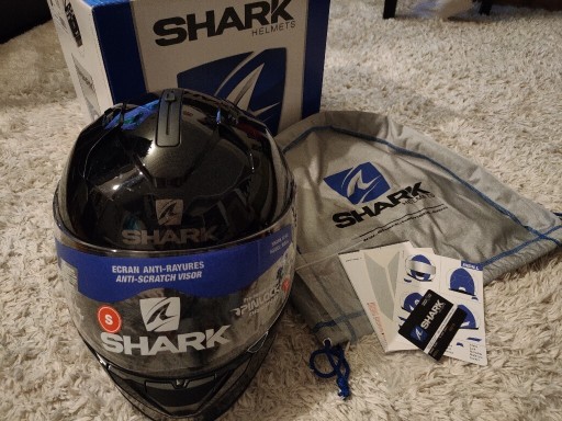 Zdjęcie oferty: Kask motocyklowy SHARK RIDILL Blank czarny rozm. S