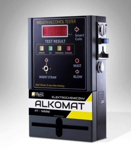 Zdjęcie oferty: Alkomat zarobkowy barowy ALCO-TECH AT-5000 1,2,5zł