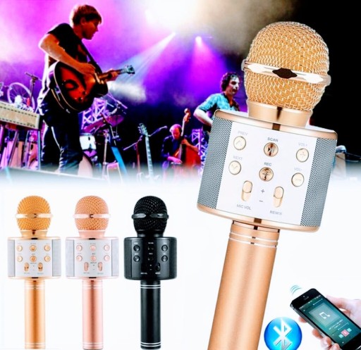 Zdjęcie oferty: Bezprzewodowy mikrofon karaoke, głośnik bluetooth