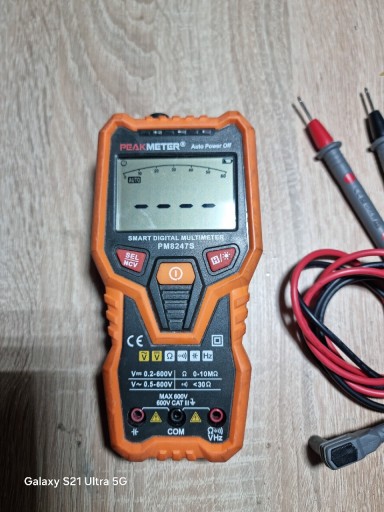 Zdjęcie oferty: PEAKMETER PM8248S Ręczny cyfrowy multimetr