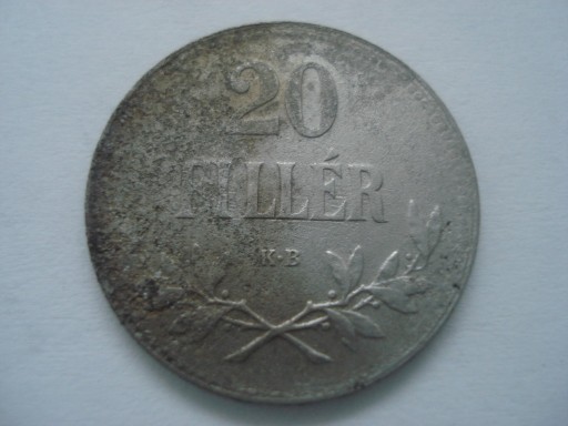 Zdjęcie oferty: Austro - Węgry 20 filler 1917