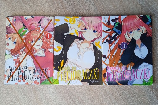 Zdjęcie oferty: Manga Sposób na pięcioraczki - tomy 2-3