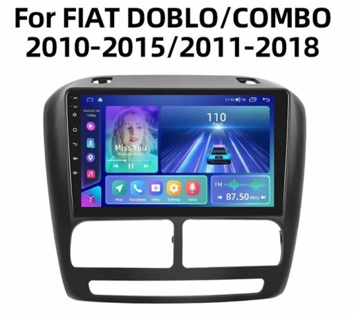 Zdjęcie oferty: Radio nawigacja android auto Fiat Doblo Opel Combo