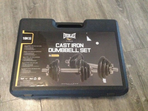 Zdjęcie oferty: Hantle Everlast Iron Dumbbell Set 18kg