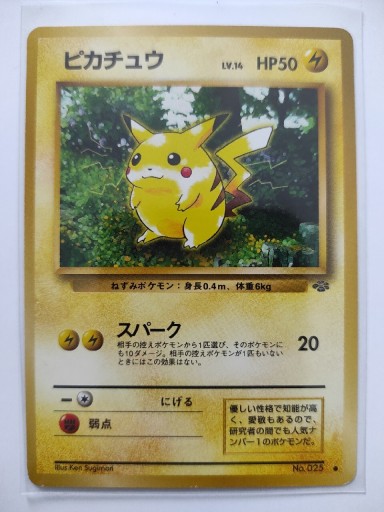 Zdjęcie oferty: Karta Pokemon Pikachu Jungle no.025 1996