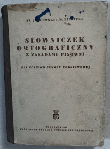 Zdjęcie oferty: Słownik ortograficzny z zasadami pisowni