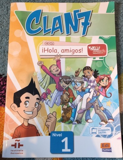 Zdjęcie oferty: CLAN 7 nivel 1 książka do języka hiszpańskiego