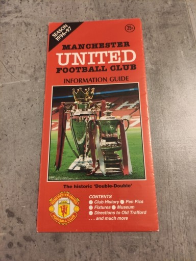 Zdjęcie oferty: Informator Manchester United 96/97