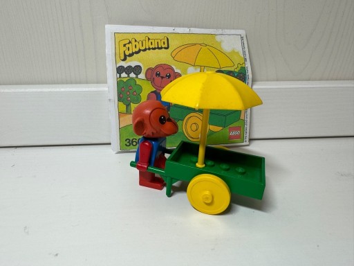 Zdjęcie oferty: LEGO fabuland; 3604 Marc Monkey and Wheelbarrow