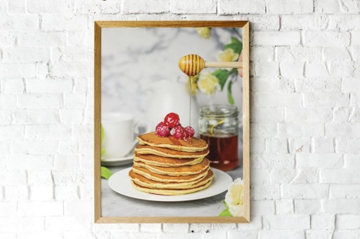 Zdjęcie oferty: Plakat/Obraz ozdobny A3 do kuchni "Pancakes"