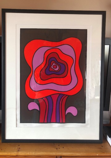 Zdjęcie oferty: Jan Lenica-Kwiat-przepiękna rzadka oryginalna grafika