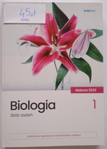 Zdjęcie oferty: Zbiór zadań Biologia 1 Biomedica