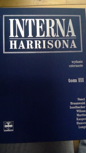 Zdjęcie oferty: Interna Harrisona t III wyd 14