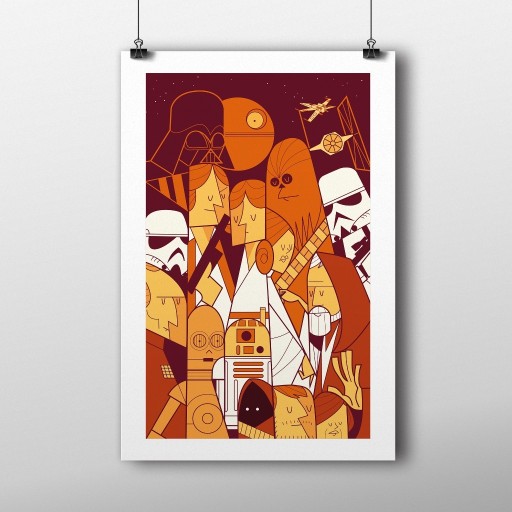 Zdjęcie oferty: Plakat gwiezdne Wojny Star Wars 61x91 cm