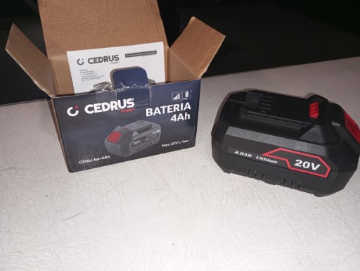 Zdjęcie oferty: Bateria Akumulator CEDRUS 20V 4AH