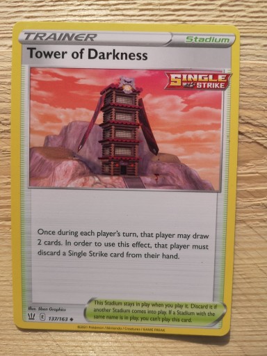 Zdjęcie oferty: Karty pokemon Trener Tower of Darkness 137/163