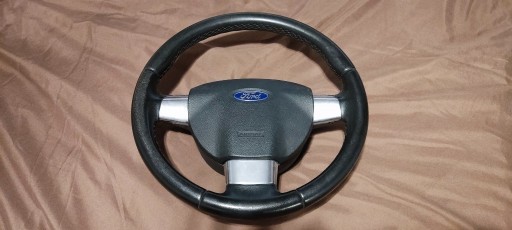 Zdjęcie oferty: Kierownica Ford Focus Mk II, skóra, poduszka, 08r