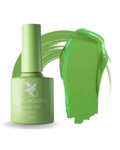 Zdjęcie oferty: Hybrydowy Lakier do paznokci 10 ml UV/LED Zieleń Wiosenna HEMA i TPO free