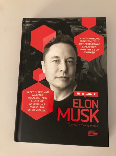 Zdjęcie oferty: „Elon Musk - Co naprawdę myśli” - twarda oprawa