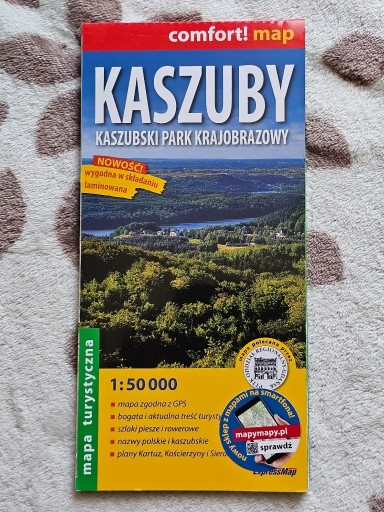 Zdjęcie oferty: Comfort! map Kaszuby 1:50 000 mapa turystyczna