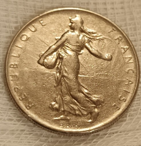 Zdjęcie oferty: Dwie monety 1 frankowe z 1964 i 1974 roku