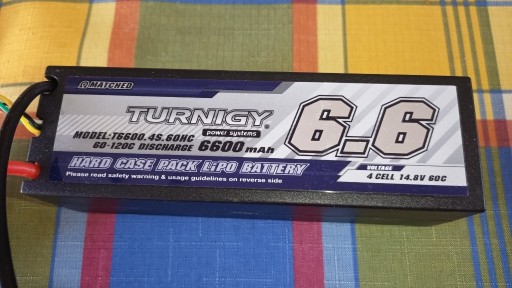 Zdjęcie oferty: Lipo Turnigy 6600 mah 4S 60-120C 14,8V