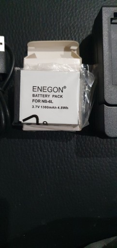 Zdjęcie oferty: Energon bateria i+ ładowarka do aparatu FOR NB-6L