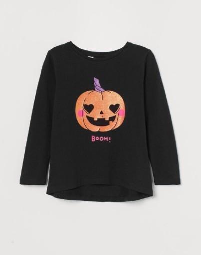 Zdjęcie oferty: Bawełniany top z nadrukiem Dynia r. 92 H&M 