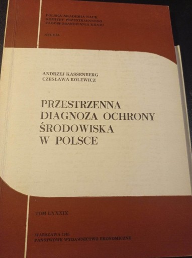 Zdjęcie oferty: "Przestrzenna diagnoza ochrony środowiska w Polsce