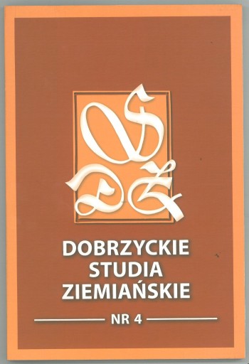 Zdjęcie oferty: Dobrzyckie Studia Ziemiańskie, 2014, nr 4, 
