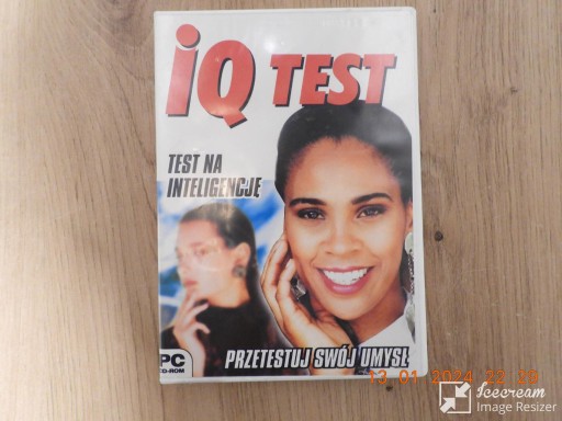Zdjęcie oferty: IQ TEST - Test na Inteligencję.  CD