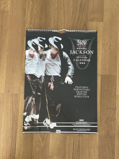 Zdjęcie oferty: Michael Jackson Kalendarz oficjalny 1998