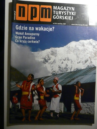 Zdjęcie oferty: Magazyn turystyki górskiej n.p.m. czerwiec 2007