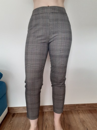 Zdjęcie oferty: Spodnie w kratę  dł. 7/8  rozmiar XL