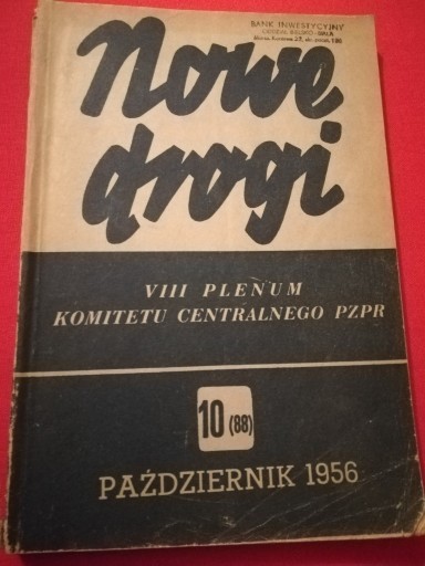 Zdjęcie oferty: NOWE DROGI PAŹDZIERNIK 1956