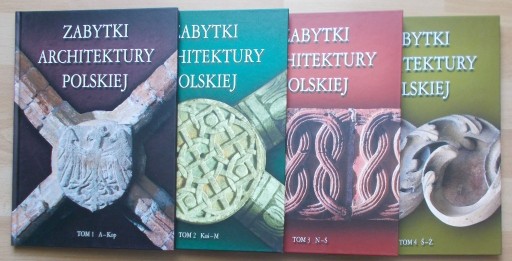 Zdjęcie oferty: ZABYTKI ARCHITEKTURY POLSKIEJ tom 1-4 stan bdb