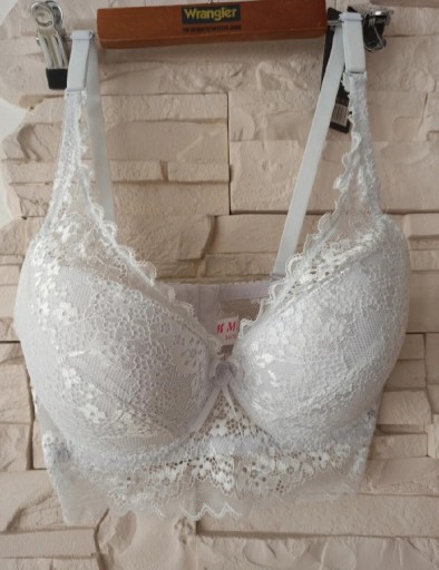 Zdjęcie oferty: Biustonosz koronkowy biały rm. 34/75C