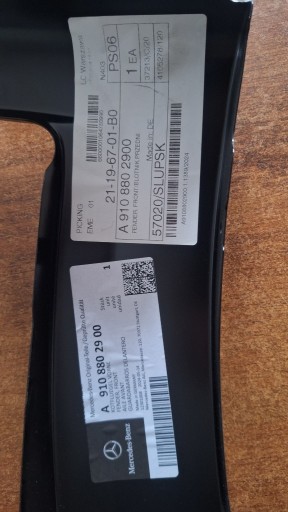 Zdjęcie oferty: Sprinter błotnik dolny prawy błotnik A9108802900