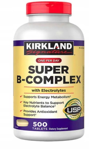 Zdjęcie oferty: KIRKLAND Vitamin SUPER B-COMPLEX + ELEKTROLITY