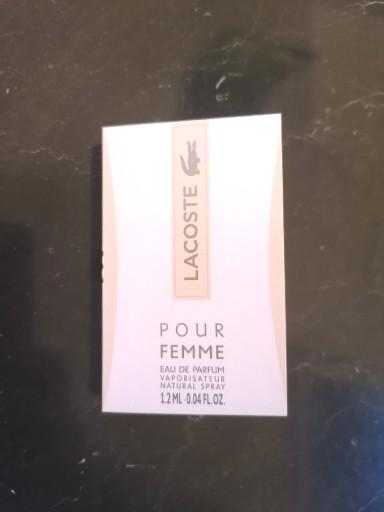 Zdjęcie oferty: Lacoste pour femme edp 1,2 ml