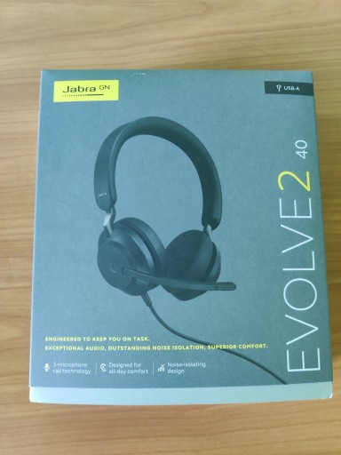 Zdjęcie oferty: Słuchawki z mikrofonem Jabra Evolve2 40 USB-A