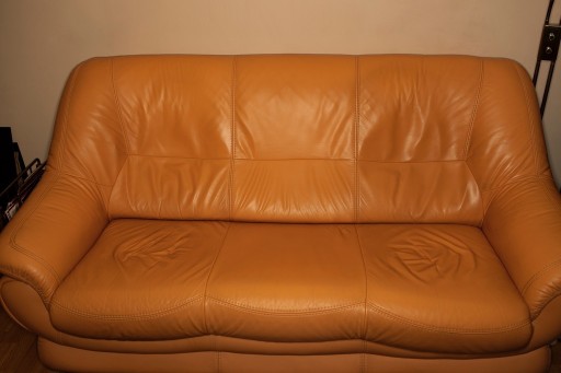 Zdjęcie oferty: Sofa plus dwa fotele z naturalnej skóry