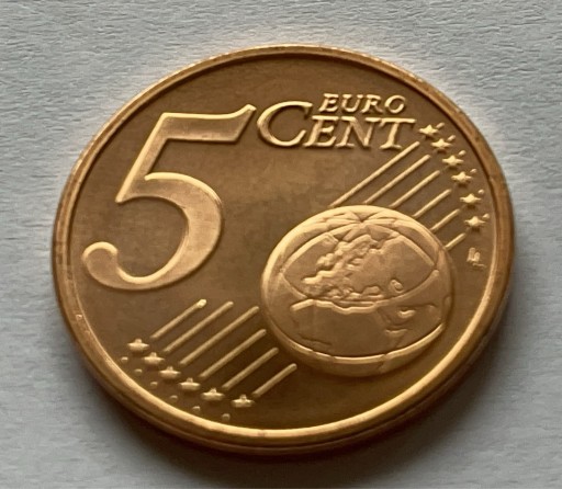 Zdjęcie oferty: 5 eurocentów literka „a” 2002r stan menniczy